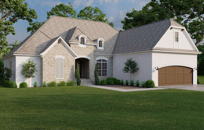 European House Plan #8318-00311 Elevation Photo