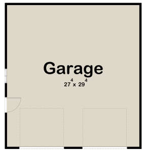 Garage Floor for House Plan #963-00697