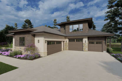 Modern House Plan #425-00046 Elevation Photo