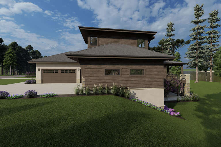 Modern House Plan #425-00046 Elevation Photo