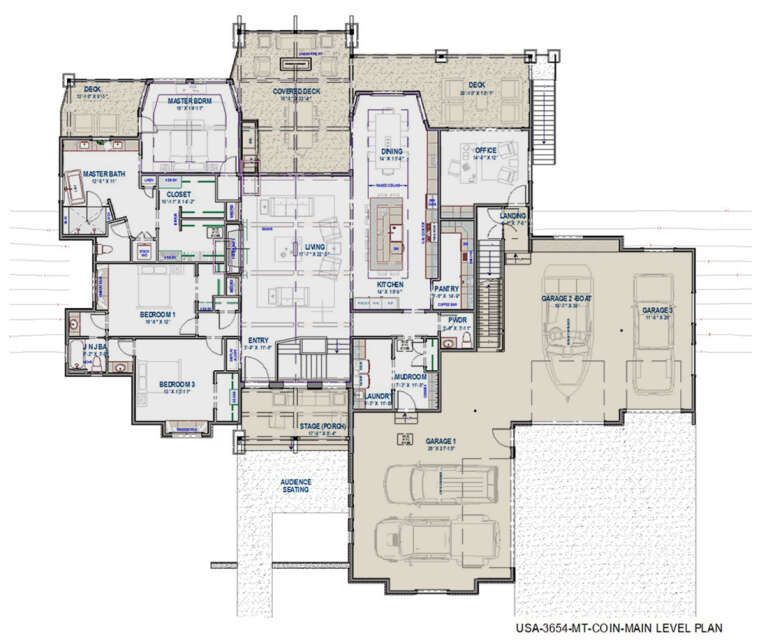 House Plan House Plan #28072 Drawing 1