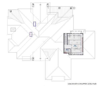 Second Floor for House Plan #425-00046