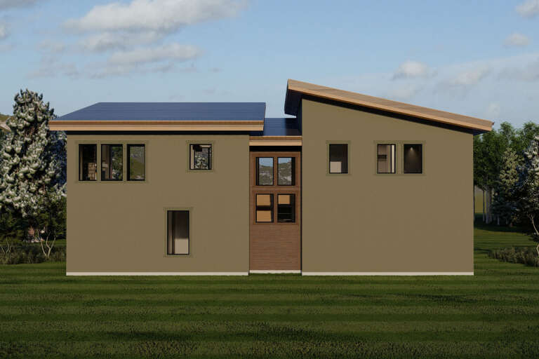 Contemporary House Plan #6422-00010 Elevation Photo