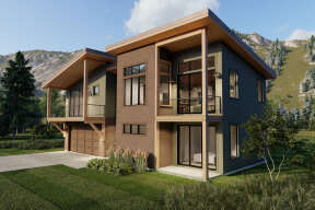 Contemporary House Plan #6422-00010 Elevation Photo