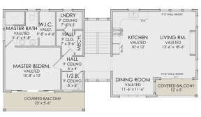 Second Floor for House Plan #6422-00010