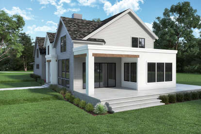 Modern Farmhouse House Plan #2464-00044 Elevation Photo