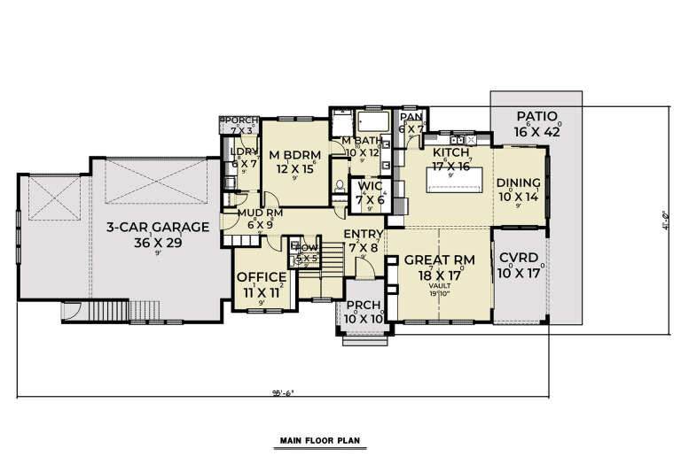 House Plan House Plan #28074 Drawing 1