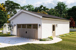 Modern Farmhouse House Plan #963-00698 Elevation Photo