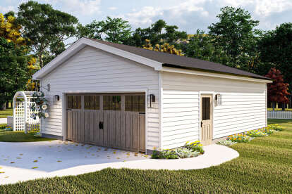 Modern Farmhouse House Plan #963-00698 Elevation Photo
