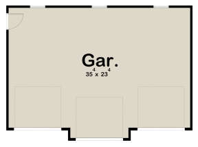 Garage Floor for House Plan #963-00699