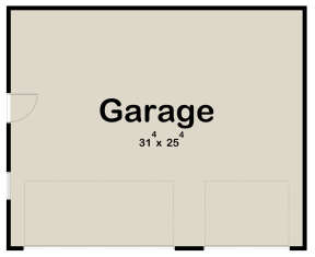 Garage Floor for House Plan #963-00700