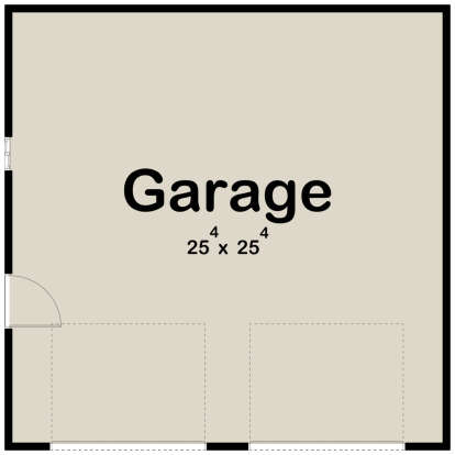 Garage Floor for House Plan #963-00701