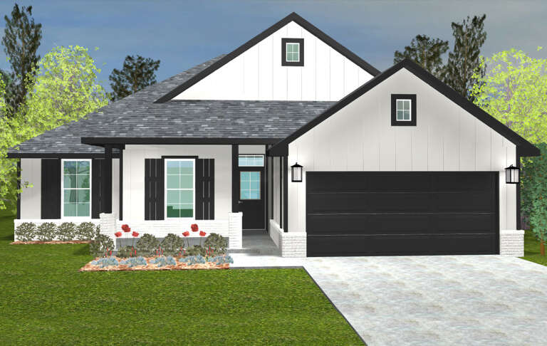 Traditional House Plan #677-00009 Elevation Photo
