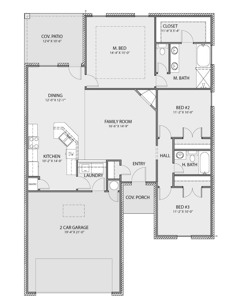 House Plan House Plan #28083 Drawing 1