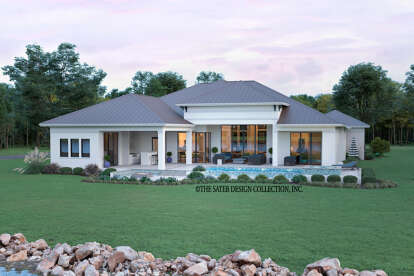 Contemporary House Plan #8436-00106 Elevation Photo