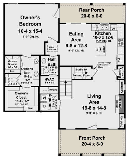 House Plan House Plan #28086 Drawing 1