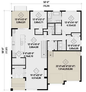 Main Floor  for House Plan #6146-00476