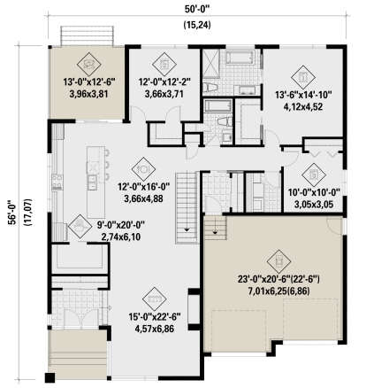House Plan House Plan #28087 Drawing 1
