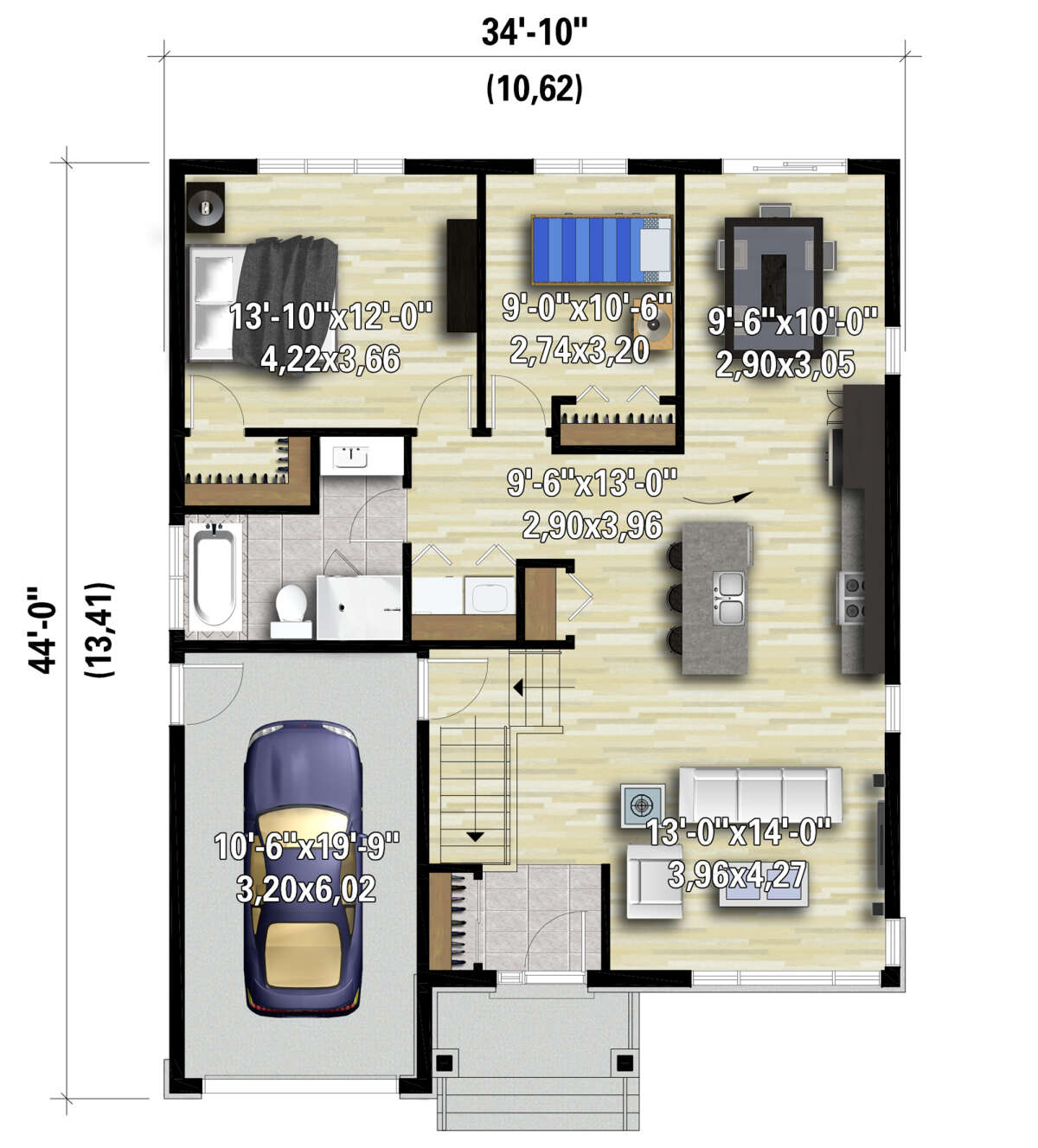 Main Floor  for House Plan #6146-00477