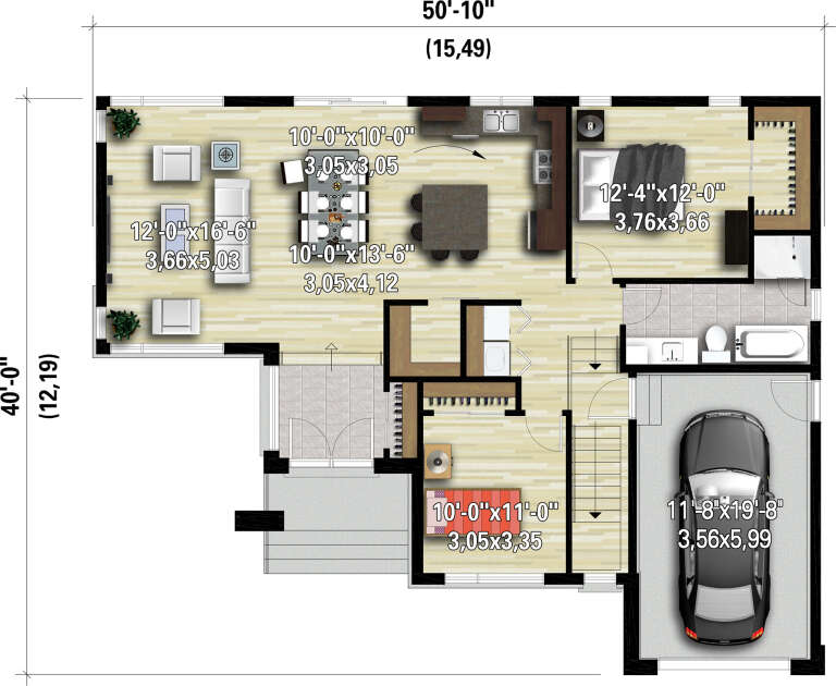 House Plan House Plan #28089 Drawing 1