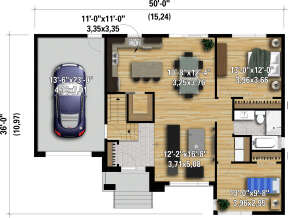 Main Floor  for House Plan #6146-00479