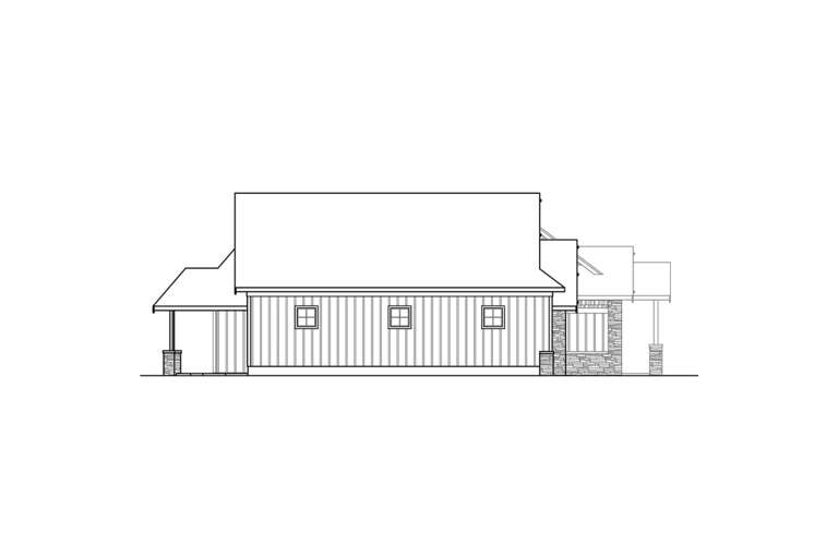 Craftsman House Plan #035-01036 Elevation Photo