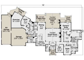 Main Floor  for House Plan #035-01036
