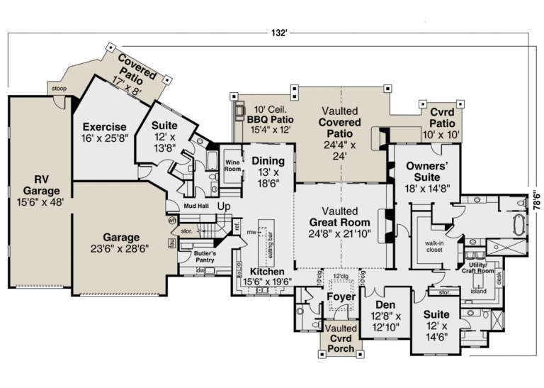 House Plan House Plan #28097 Drawing 1
