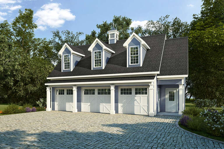 House Plan House Plan #28099 Angled Front Elevation