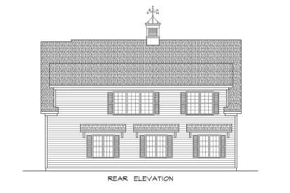 Barn House Plan #6082-00214 Elevation Photo