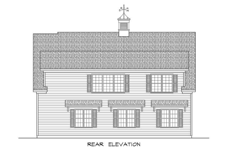 Barn House Plan #6082-00214 Elevation Photo