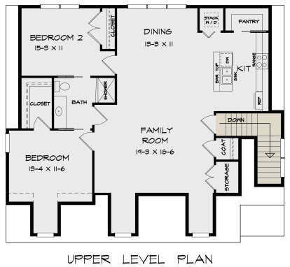 Second Floor for House Plan #6082-00214