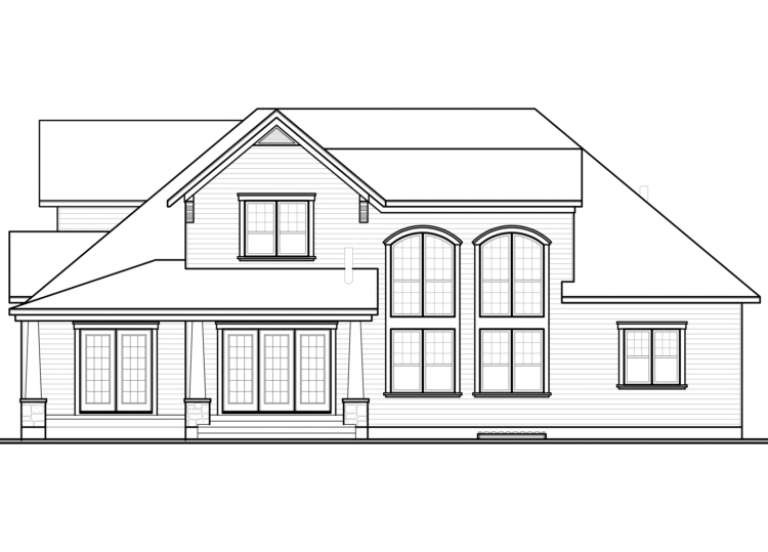 Country House Plan #034-00024 Elevation Photo