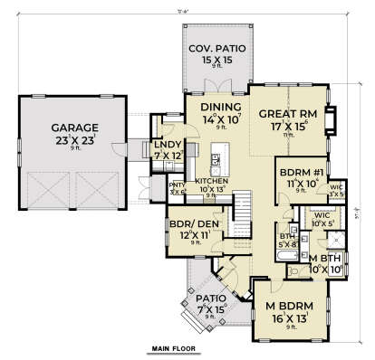 House Plan House Plan #28101 Drawing 1