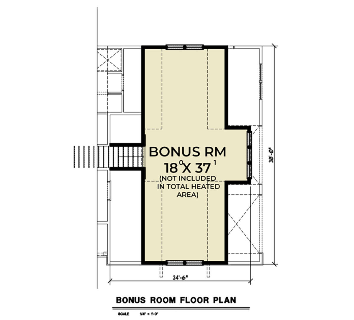 Bonus Room for House Plan #2464-00048
