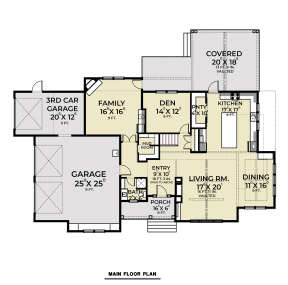 Main Floor  for House Plan #2464-00049