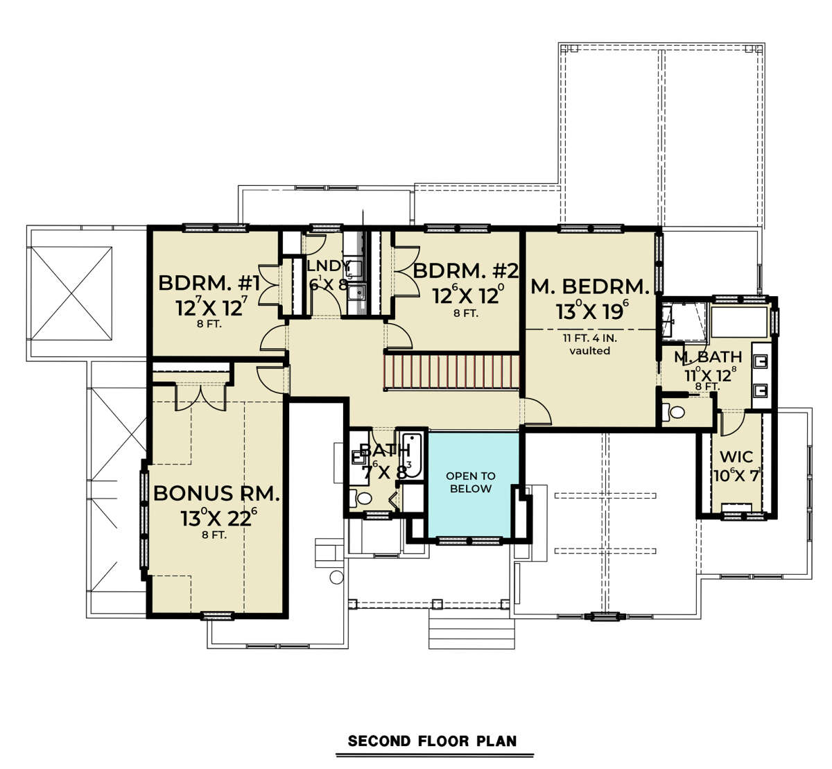 Second Floor for House Plan #2464-00049