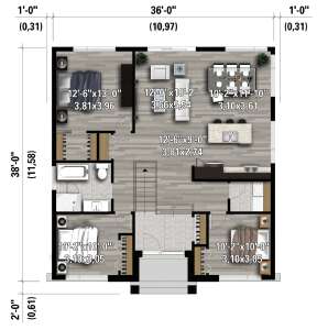 Main Floor  for House Plan #6146-00487