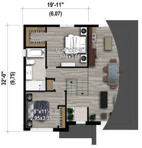 Second Floor for House Plan #6146-00489