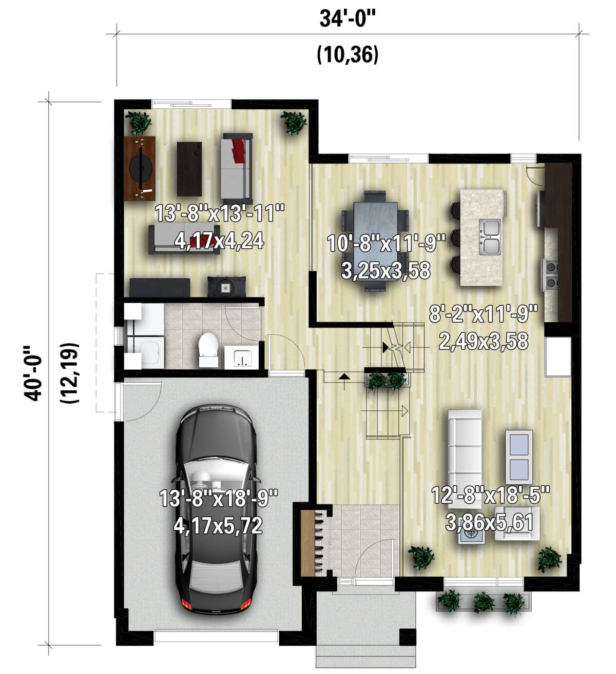 Main Floor  for House Plan #6146-00490
