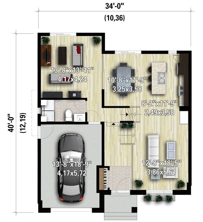 House Plan House Plan #28108 Drawing 1