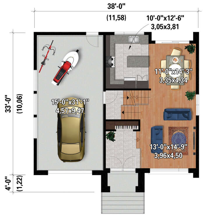 House Plan House Plan #28114 Drawing 1