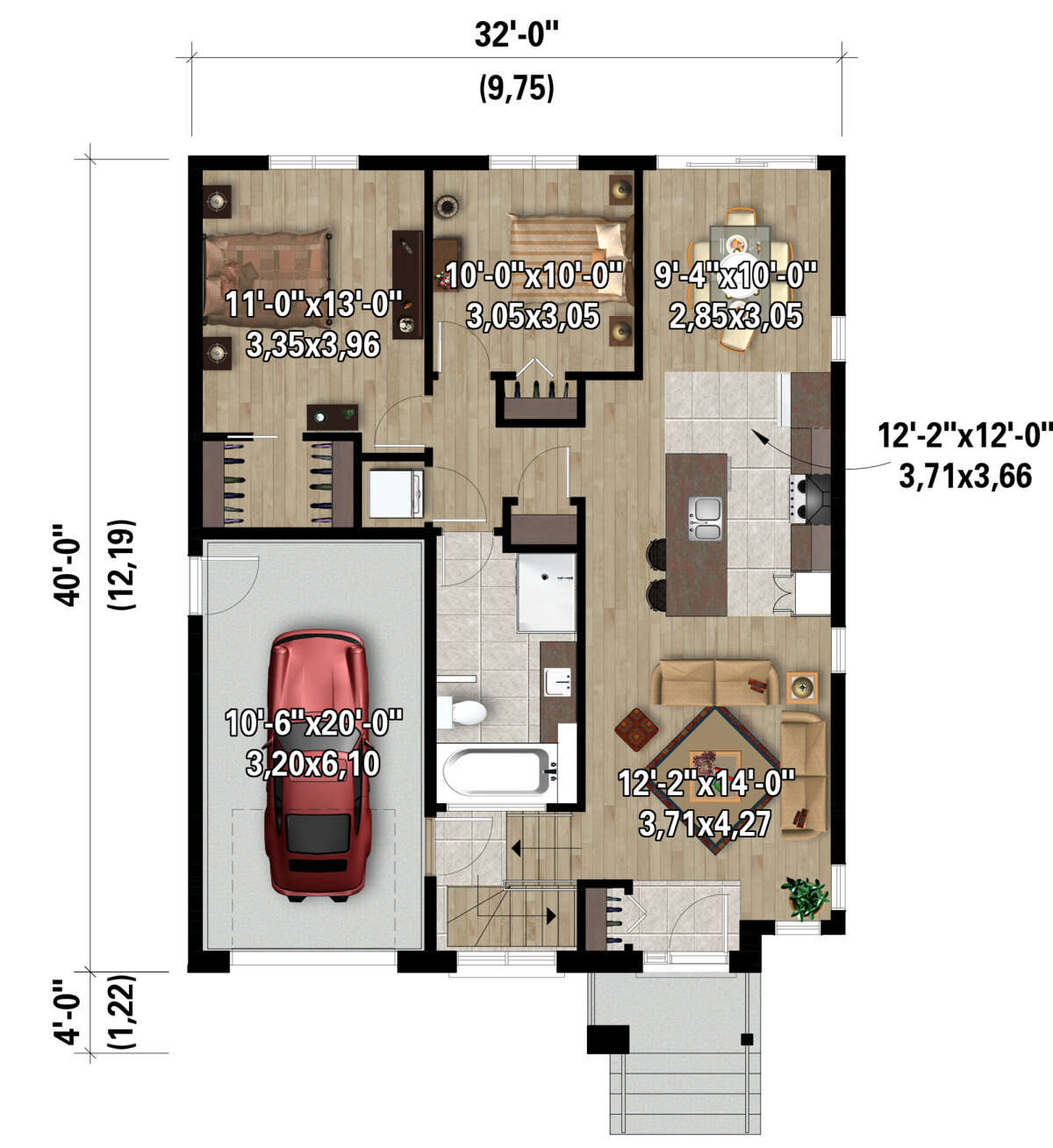 Main Floor  for House Plan #6146-00499