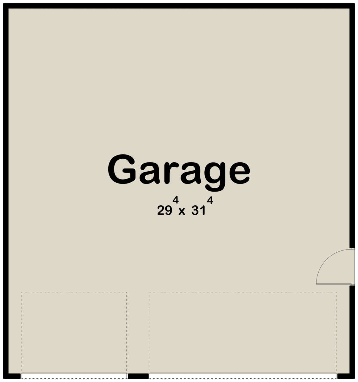 Garage Floor for House Plan #963-00703