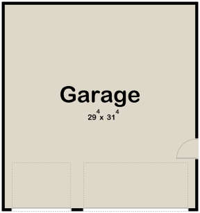 Garage Floor for House Plan #963-00703