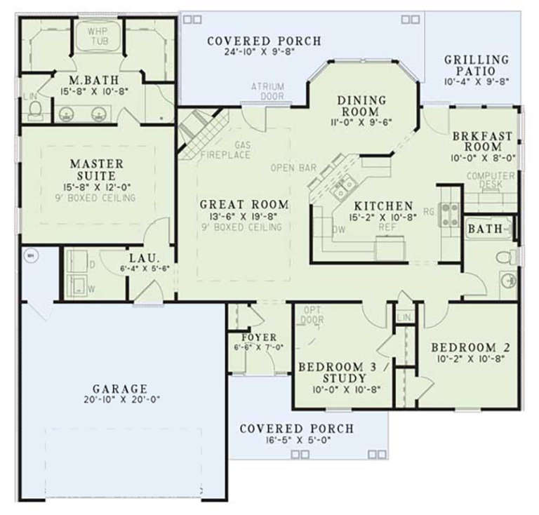 House Plan House Plan #2812 Drawing 1