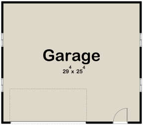 Garage Floor for House Plan #963-00704