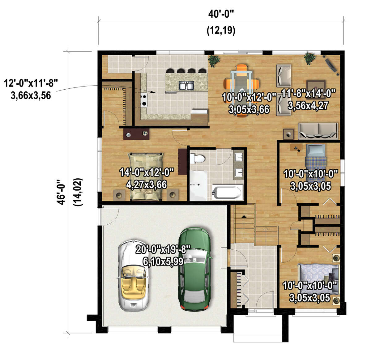 Main Floor  for House Plan #6146-00501