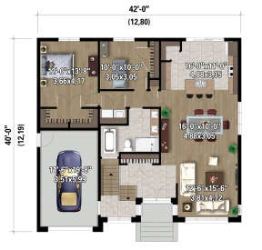 Main Floor  for House Plan #6146-00506