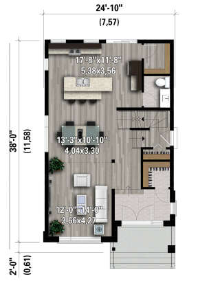 Main Floor  for House Plan #6146-00507